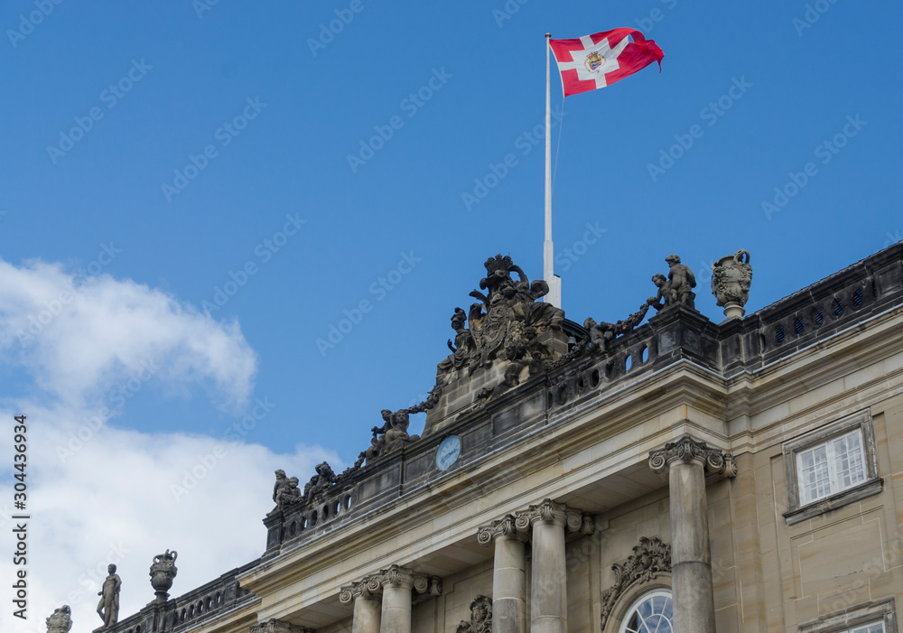 Obraz premium Danish Royal Flag
