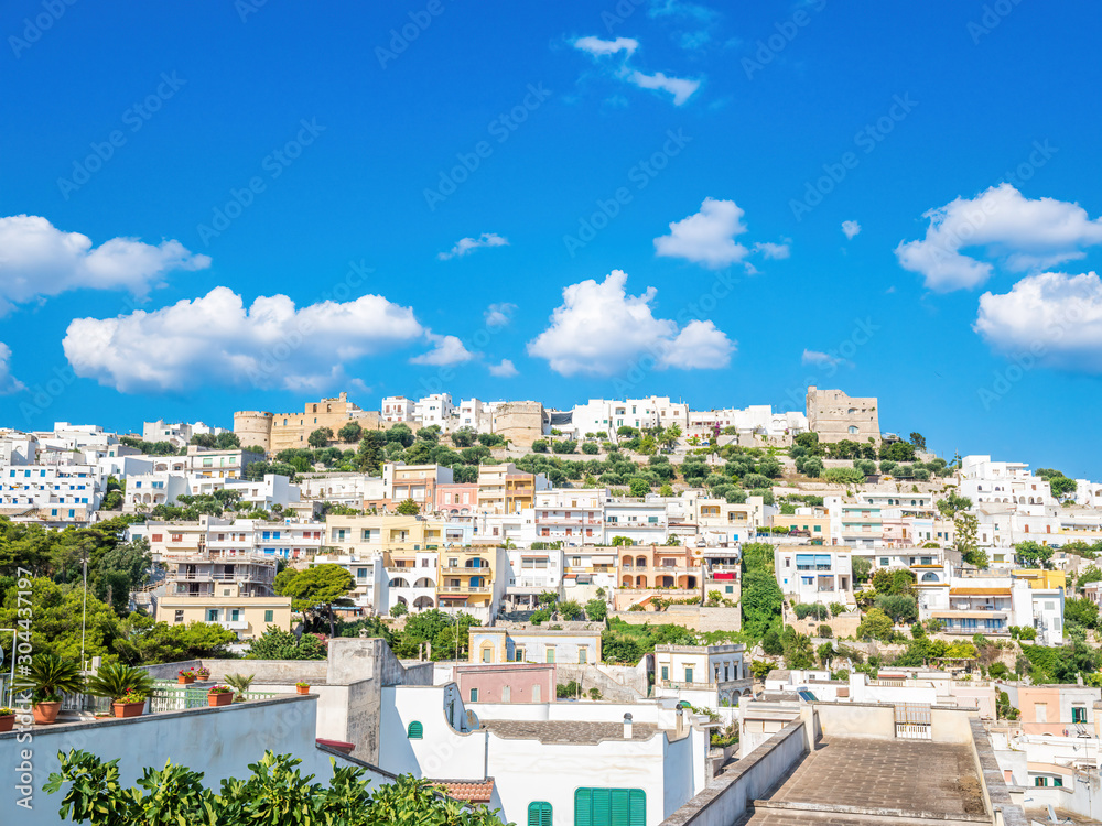 Salento, Apulia, Santa Maria di Leuca in southern of Italy. Salento landscape combines a wide variety of environments, highlands and sea, woods and caves.