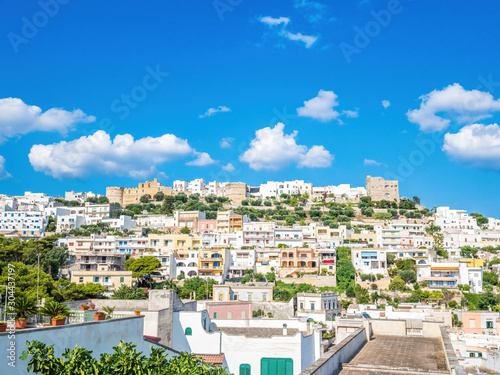 Salento, Apulia, Santa Maria di Leuca in southern of Italy. Salento landscape combines a wide variety of environments, highlands and sea, woods and caves.