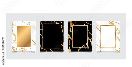 gold marble textured background collection