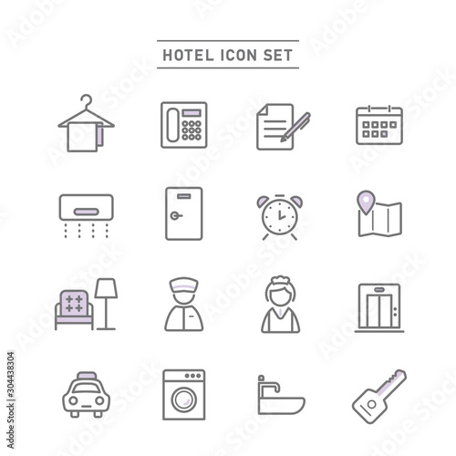 HOTEL ICON SET