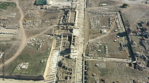 aerial view of ancient city Laodikeia photo