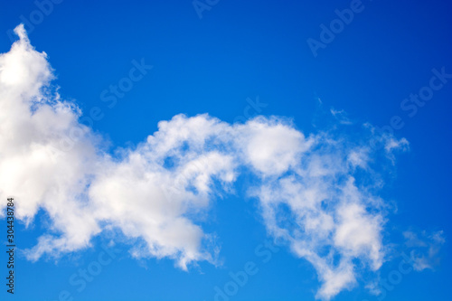 Blue sky with clouds background  texture