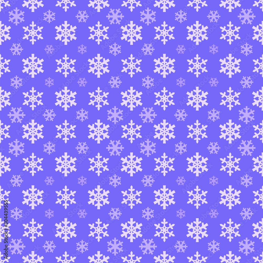 Christmas snowflakes blue tiled abstract seamless pattern Christmas snowflakes blue tiled abstract seamless pattern