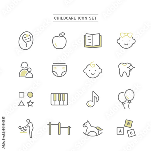 CHILDCARE ICON SET