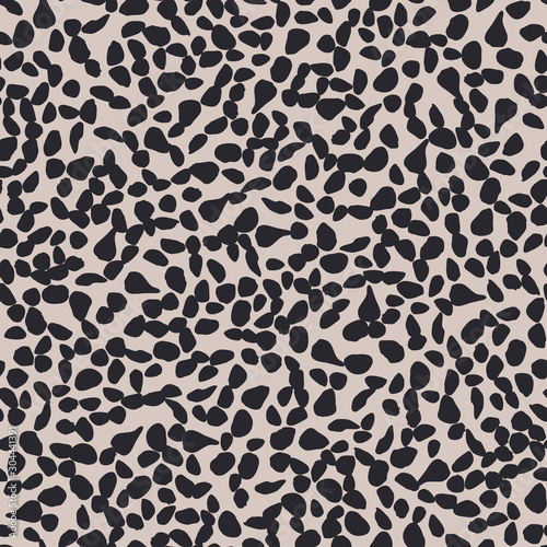 Abstract animal fur seamless pattern. Wildlife skin wallpaper.