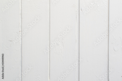 Background of vertical wooden boards in white