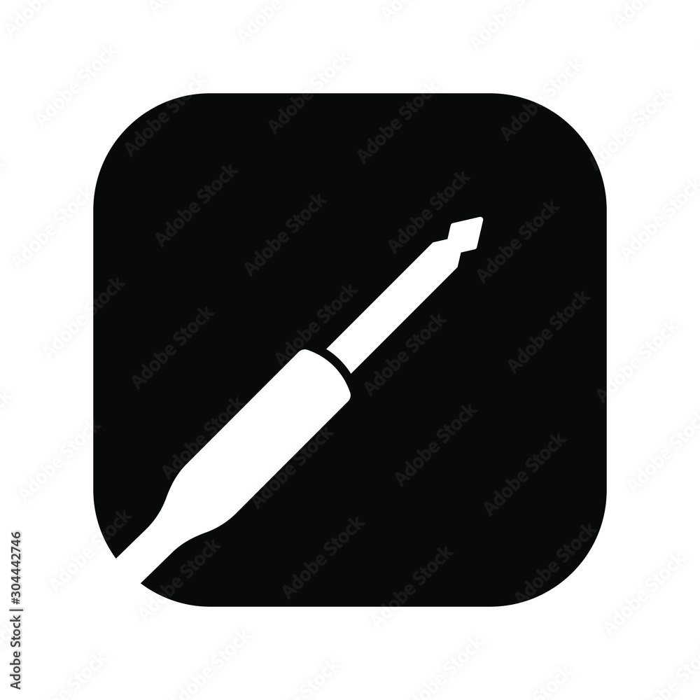 Audio jack in square object icon. audio plug icon. recording tool symbol. Audio jack in square object icon. audio plug icon. recording tool symbol.