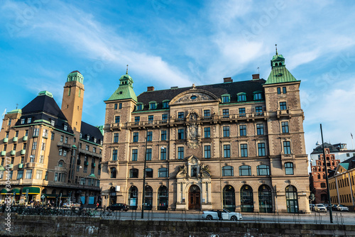 Old classic buildings in Malmo, Sweden