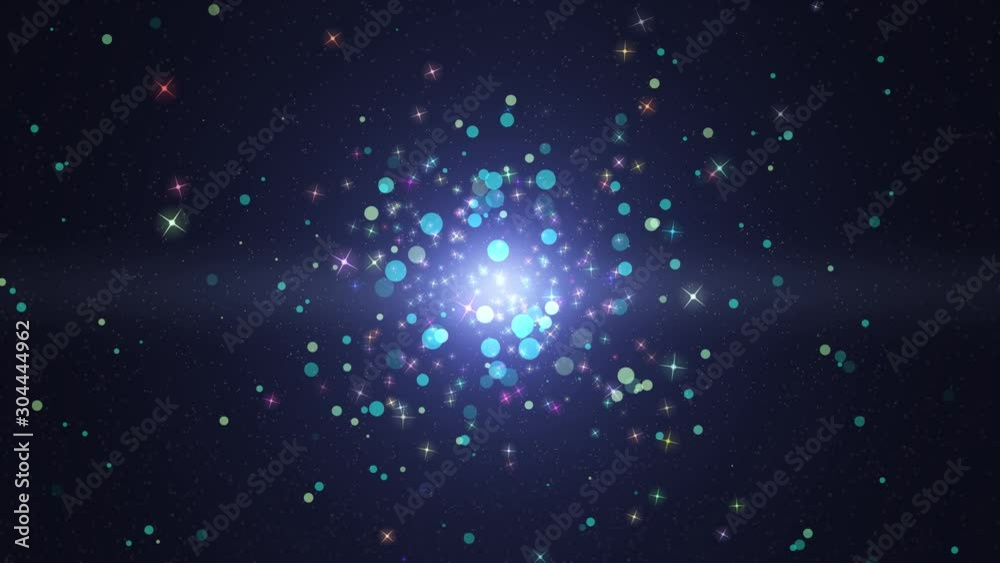 Space blue background with stars. Background green movement. Universe bluek dust with stars on black background. Abstract motion background shining blue particles and stars sparks. Seamless loop. 4k Space blue background with stars. Background green movement. Universe bluek dust with stars on black background. Abstract motion background shining blue particles and stars sparks. Seamless loop. 4k