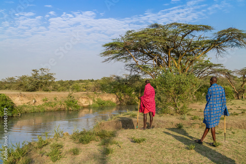 bush walk with Maasais in kenya