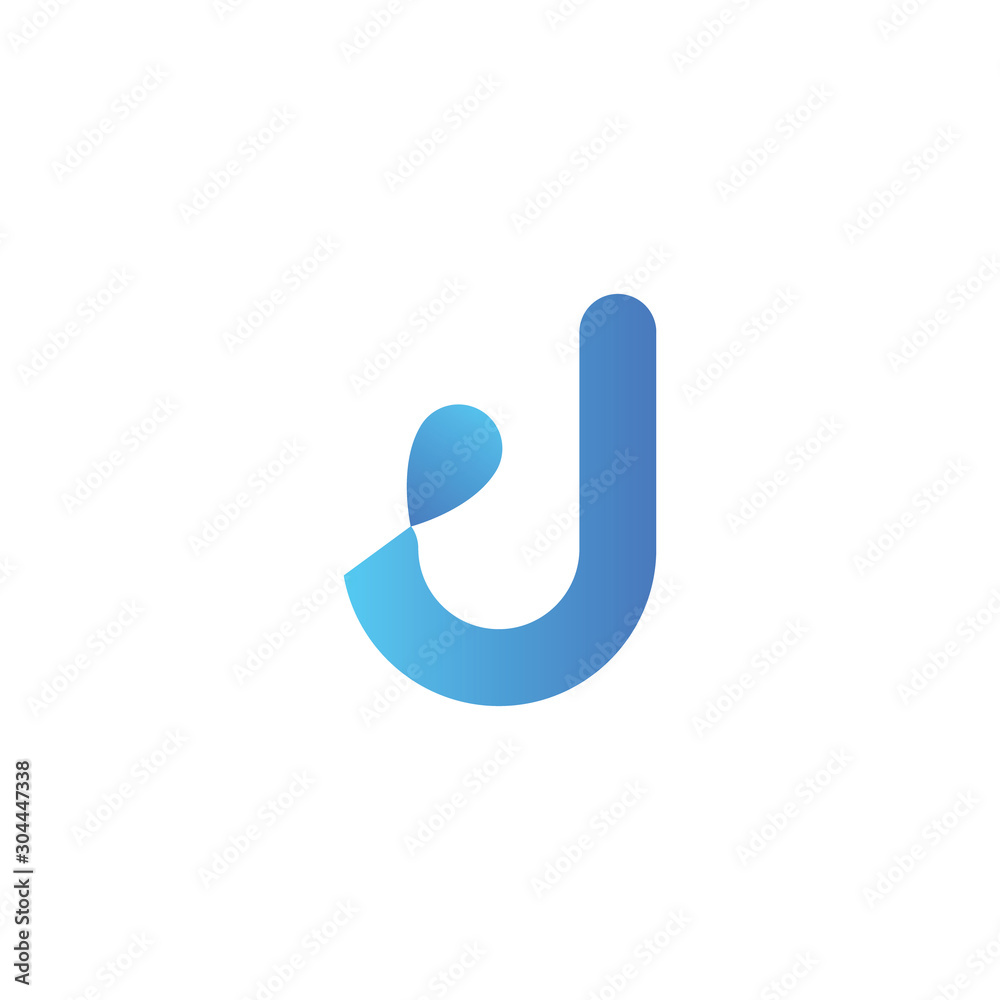 Letter J abstract logo icon design template Letter J abstract logo icon design template