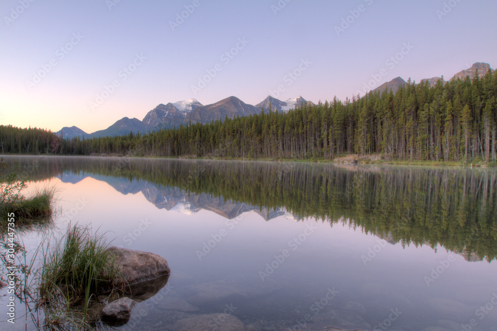 Lake Herbert in Banff National Park, Canada