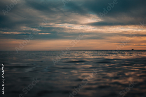 sunset over the sea © кирилл черников