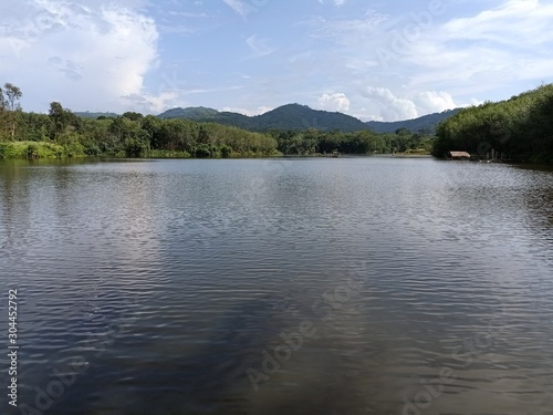 lake in mountains