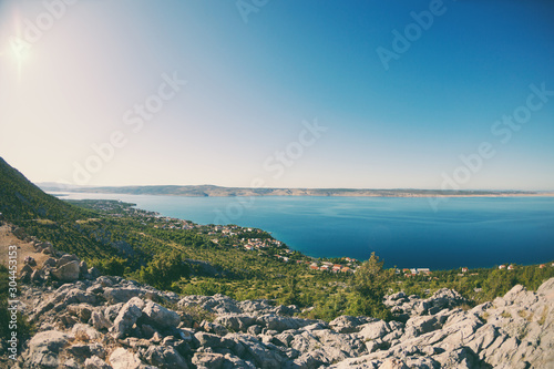 sea and coast of croatia. © zhukovvvlad