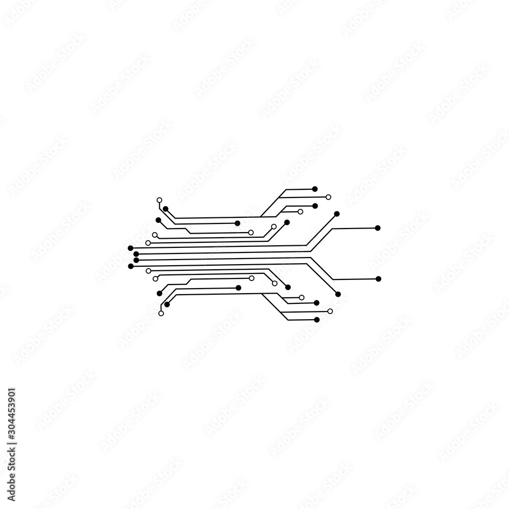 Circuit Logo Template vector Circuit Logo Template vector
