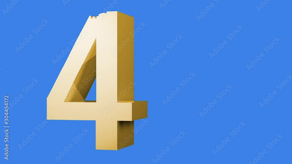 Número cuatro 4 Número cuatro 4