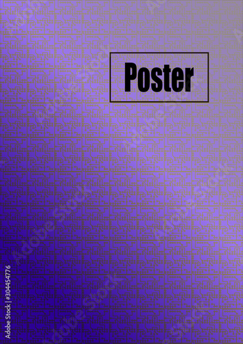 Abstract background. Design for the decoration presentation, brochure, catalog, poster, book, magazine etc. A4 size. Vector Illustration