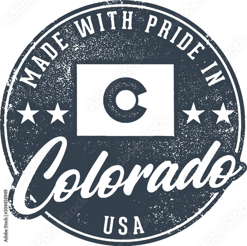 Made in Colorado State Packaging Label