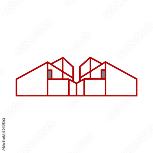 Real Estate Logo. House icon, home icon. Vector illustration