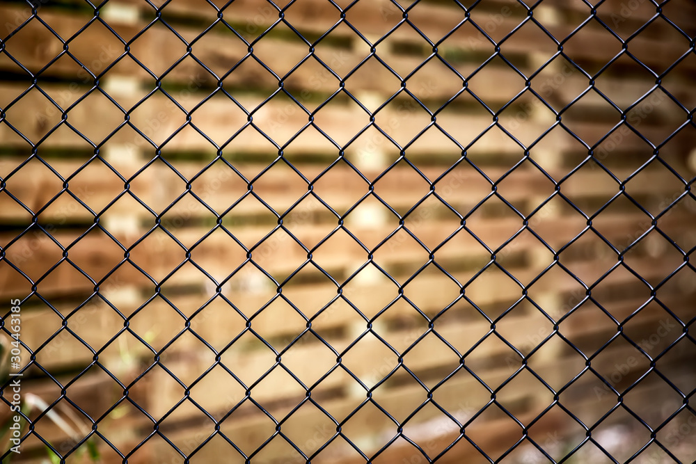 Black Chain Link Fence Mesh