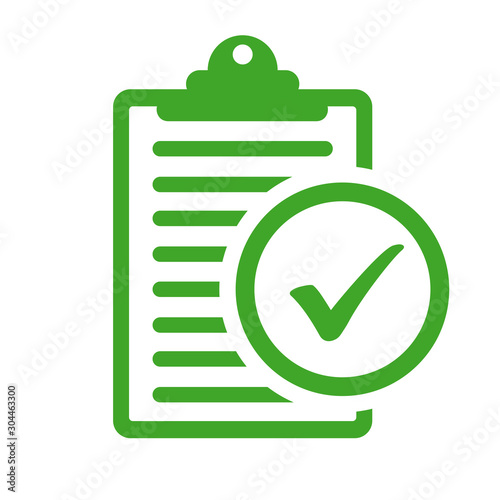 Compliance inspection approved vector icon