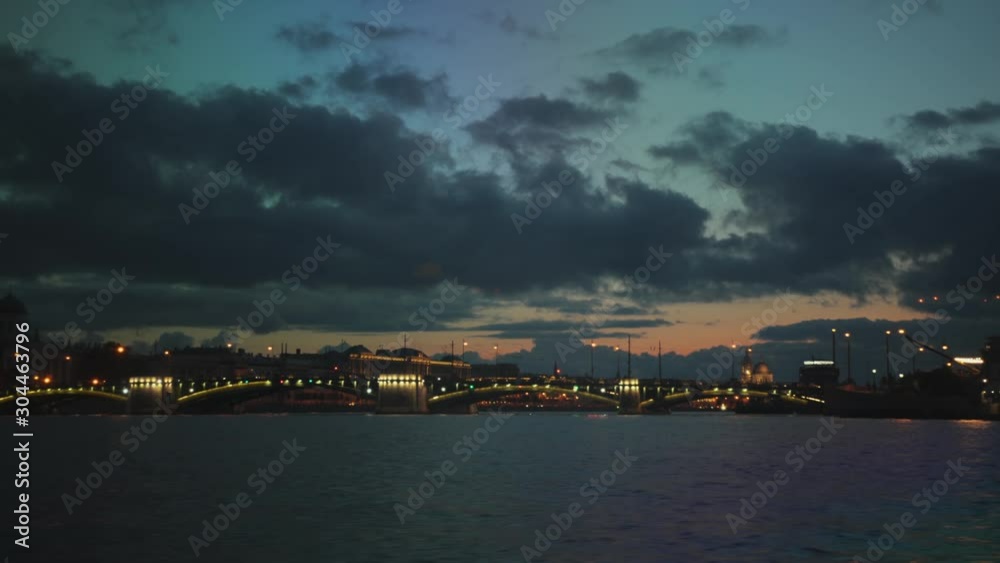 Saint Petersburg. Holiday Scarlet Sails. Russia. Sailboat sailing on the Neva River. Rasvet the sun on the background of the Peter and Paul Fortress. Holidays in the Russian Federation Saint Petersburg. Holiday Scarlet Sails. Russia. Sailboat sailing on the Neva River. Rasvet the sun on the background of the Peter and Paul Fortress. Holidays in the Russian Federation