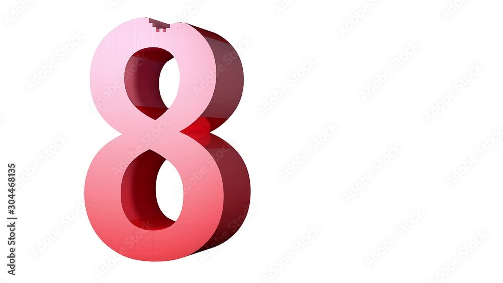 Número ocho 8 Número ocho 8