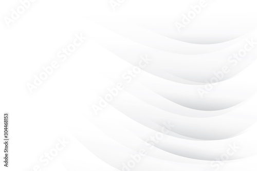 Abstract geometric white and gray color background. Vector, illustration.	