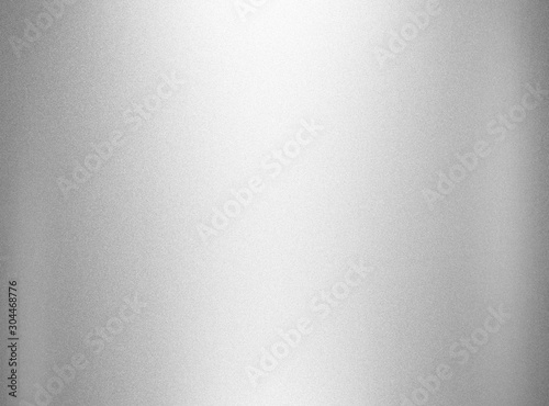 metallic silver foil texture polished glossy abstract background with copy space, white metal gradient template for gold border, frame, ribbon design photo