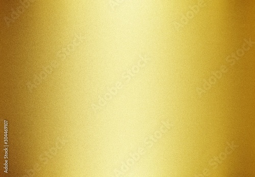 metallic gold foi texture polished glossy abstract background with copy space, white metal gradient template for gold border, frame, ribbon design