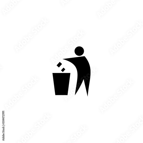 packaging product caution icon vector symbol