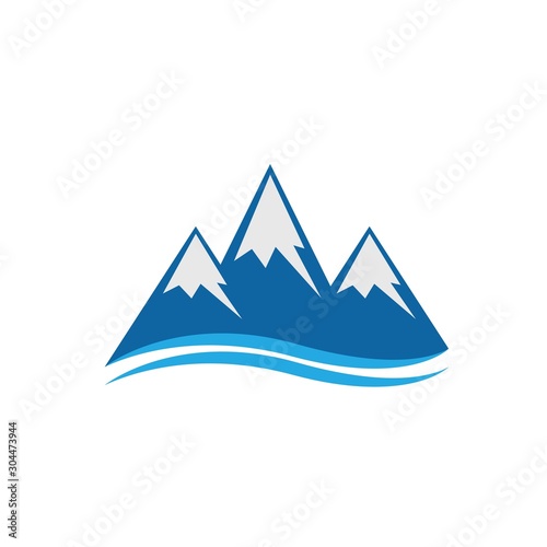 Mountain icon Logo Template