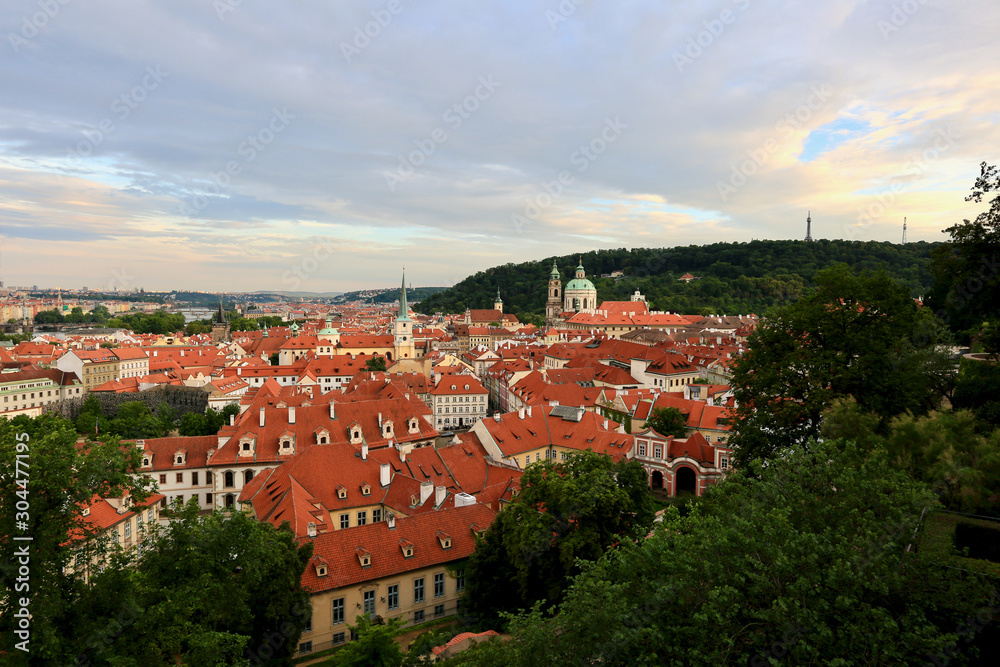 View of Prague from the Castle Ramparts