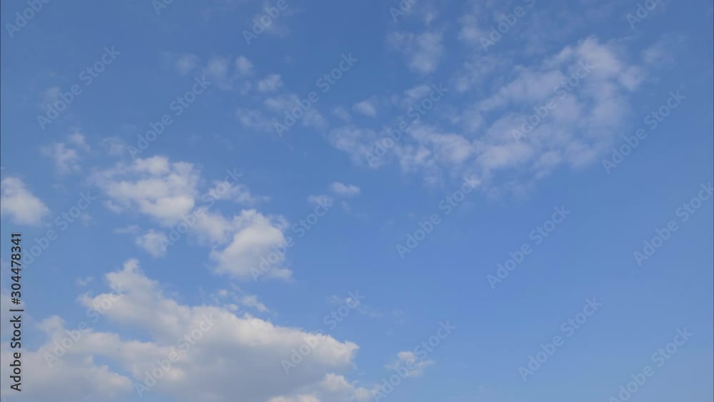 Movement of cloud on blue sky, Time lapse. Movement of cloud on blue sky, Time lapse.