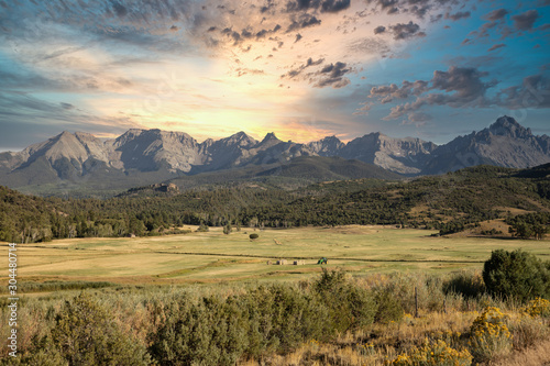 Obraz na płótnie Ridgway Colorado Ranch w salonie
