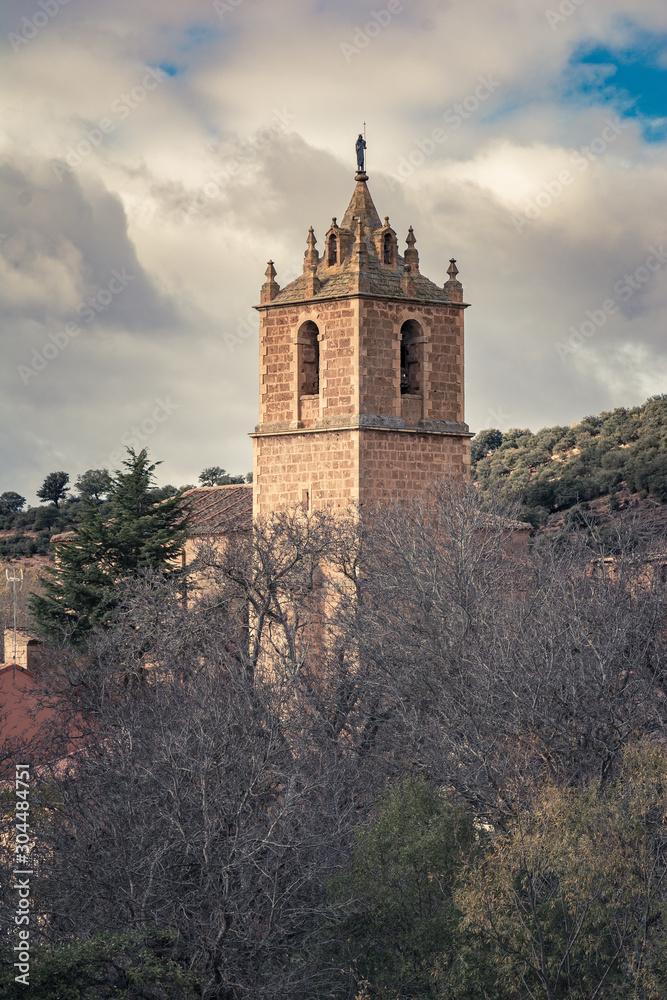 Church of San Juan Bautista in Santibañez de Ayllon (Santa María de Riaza, Segovia)