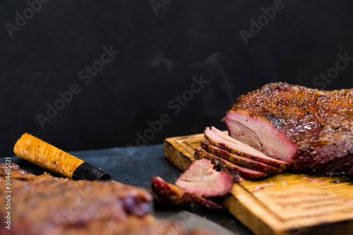 Tableau sur toile Grill restaurant kitchen