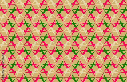 Seamless Geometric background vector illustration. Colorful Decorative graphic pattern