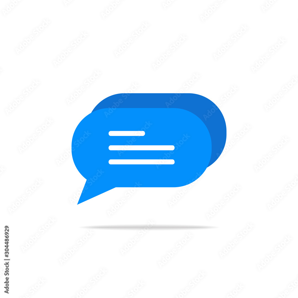 Typing in a chat bubble icon, comment sign symbol Typing in a chat bubble icon, comment sign symbol