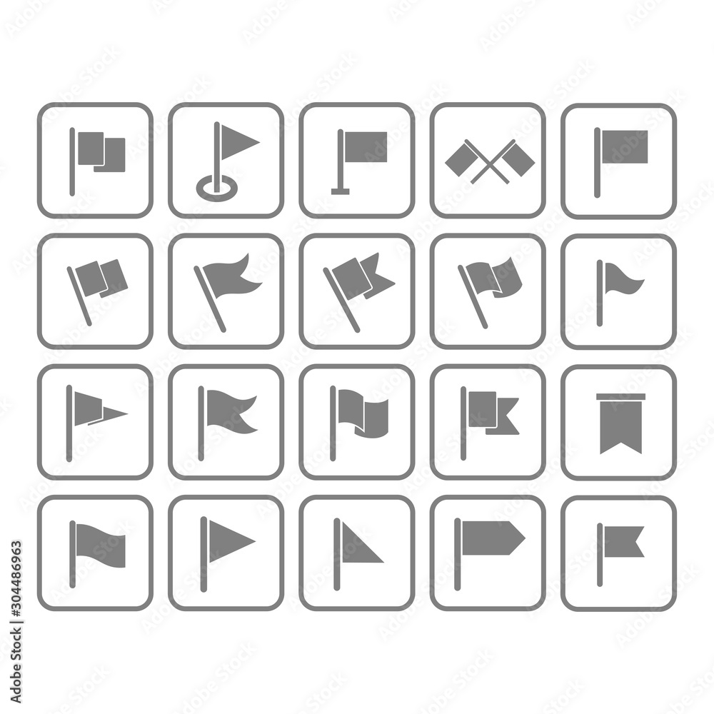 set of flag icon vector design symbol set of flag icon vector design symbol