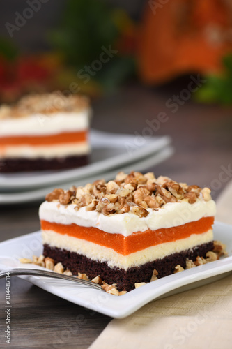 Pumpkin pie lush dessert