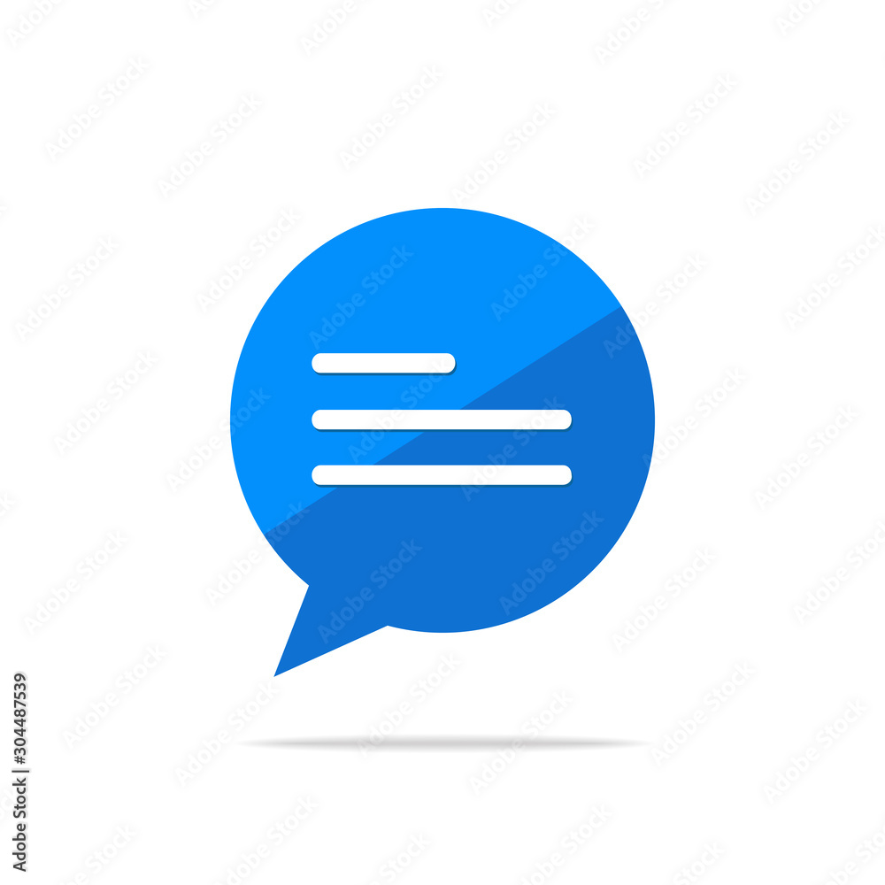 Typing in a chat bubble icon, comment sign symbol Typing in a chat bubble icon, comment sign symbol