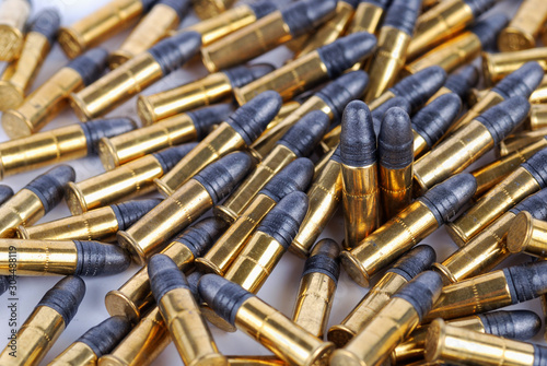 Canvas Print pile of bullets