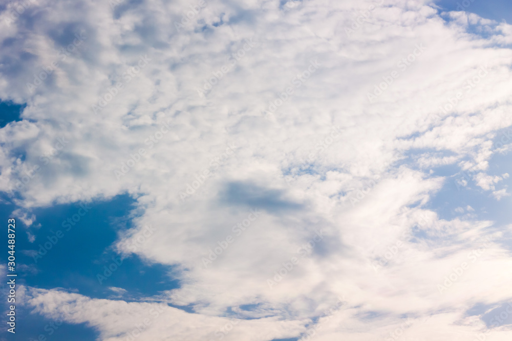 white Cirrus clouds on blue the sky white Cirrus clouds on blue the sky