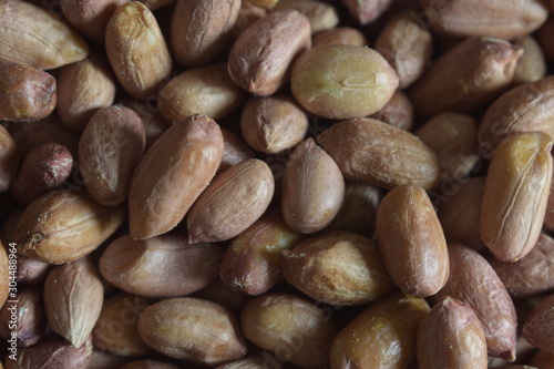 Peeled Peanuts. Groundnuts