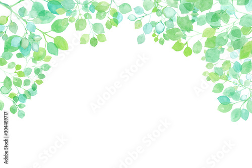 新緑の木漏れ日のフレーム 水彩イラスト Stock Illustration Adobe Stock 新緑の木漏れ日のフレーム 水彩イラスト Stock Illustration Adobe Stock