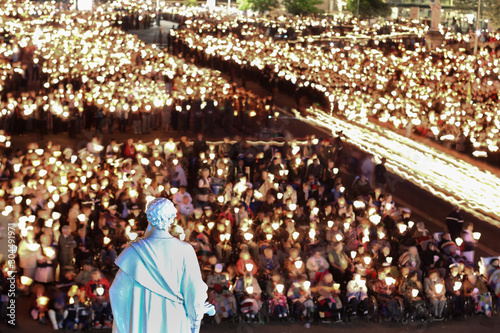 Fotografie, Obraz Pilgrimage to Lourdes