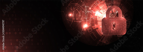 Protection background. Technology security, encode and decrypt.